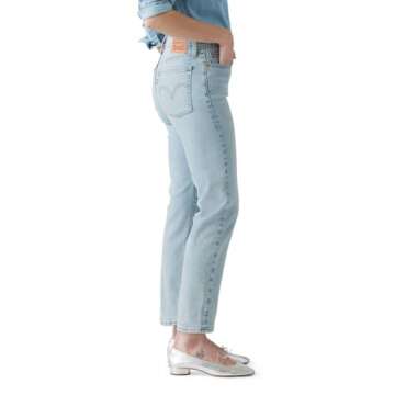 Levi's Women's Wedgie Straight Jeans, (New) The Bells and Whistles, 29