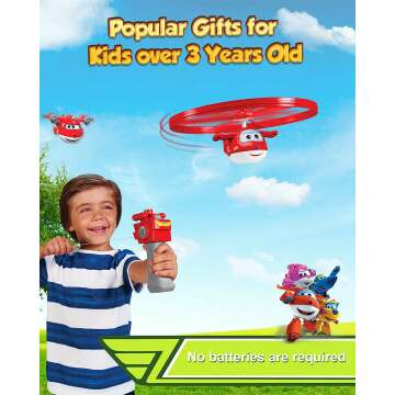 Super Wings Jett Airplane Toy for Kids 3 Plus