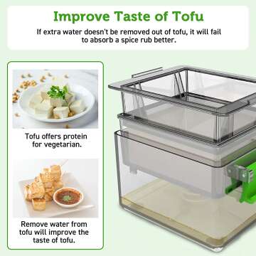 Tofu Press, Remove Water from Tofu in 10-20 Mins