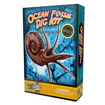 Discover with Dr. Cool Ocean Fossil Digging Science Kit