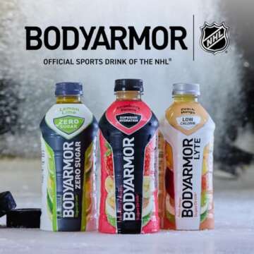 BODYARMOR ZERO Sugar Lemon Lime, Sugar Free Sports Drink - Low-Calorie Hydration - Natural Flavors with Potassium Packed Electrolytes, Antioxidants, and B-vitamins, 16 fl oz (pack of 12)