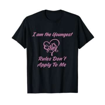 Funny Youngest Sister design Rules Apply Reunion T-Shirt