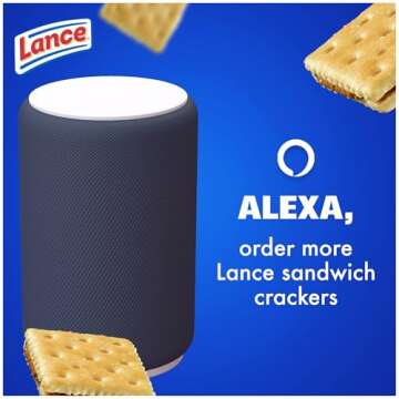 Lance Sandwich Crackers, Captain's Wafers, Variety Pack, 10 Individual Packs, 6 Sandwiches Each