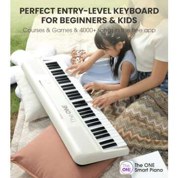 61-Key Lighted Smart Piano for Beginners