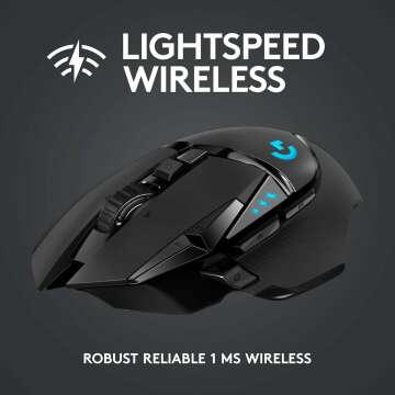 Logitech G502 Wireless Gaming Mouse - Hero 25K Sensor