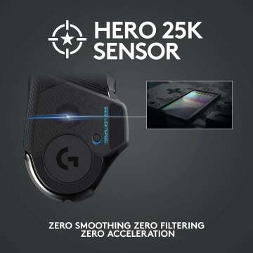 Logitech G502 Wireless Gaming Mouse - Hero 25K Sensor