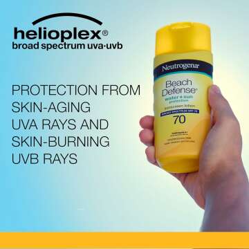 Neutrogena Beach Defense SPF 70 Sunscreen for Sun Safety