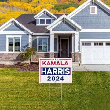 Kamala Harris 2024 Yard Sign - Outdoor Double-Sided