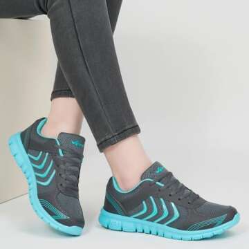 Lightweight Breathable Tennis Sneakers for Women