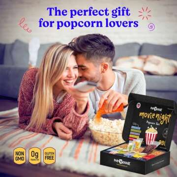 Gourmet Popcorn Night Supplies 16 Pack