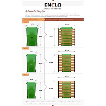 42in H x 38in W (2 Panels) No Dig Enclo Charleston Cedar Wood Privacy Screen, Ideal Outdoor Privacy Wall, Pool Equipment Enclosure, Trash Can Enclosures, Air Conditioner Fence, EC18009