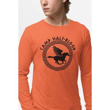 Camp Half-Blood Orange Shirt (Long Sleeve - XS)