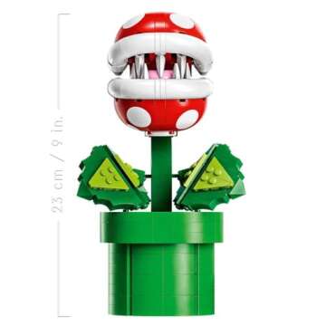 LEGO Super Mario Piranha Plant, Build and Display Super Mario Brothers Collectible for Adults and Teens, Authentically Detailed Posable Figure, Birthday Gift for Gamers and Super Mario Fans, 71426