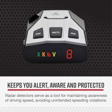 Cobra RAD 350 Laser Radar Detector - Long Range Detection & Alerts