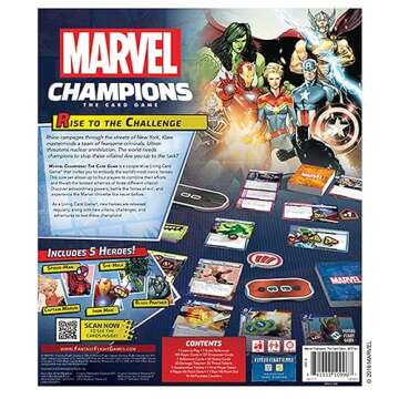 Marvel Champions The Card Game (Base Game) - Superhero Strategy Game, Cooperative Game for Kids and Adults, Ages 14+, 1-4 Players, 45-90 Minute Playtime, Made by Fantasy Flight Games