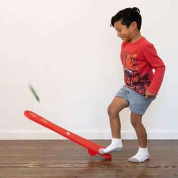 edxeducation Joey Jump - Activity for Kids Physical Play - Stomp and Catch Board - Learn to Catch - Build Coordination