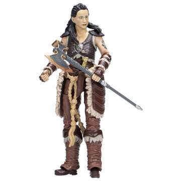 Dungeons & Dragons Honor Among Thieves Golden Archive Holga Collectible Figure 6-Inch Scale D&D Action Figures