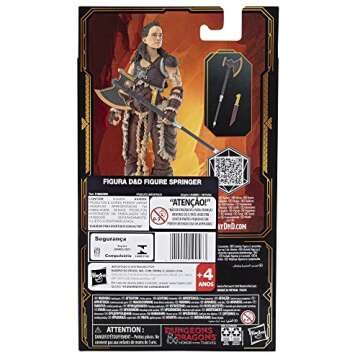 Dungeons & Dragons Honor Among Thieves Golden Archive Holga Collectible Figure 6-Inch Scale D&D Action Figures