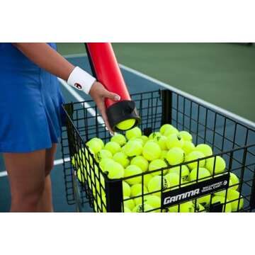 GAMMA Sports Pressureless Tennis-Balls Box, Bulk Tennis Balls, Premium Tennis Accessories, Pack of 75, CPP7510