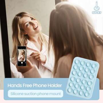 Silicone Suction Phone Case - Hands-Free Sticky Grip