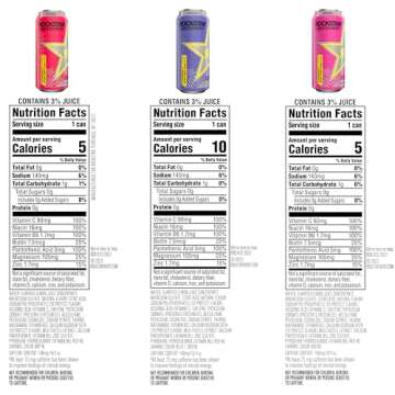 Rockstar Recovery Energy Drink Variety Pack - 12 Cans