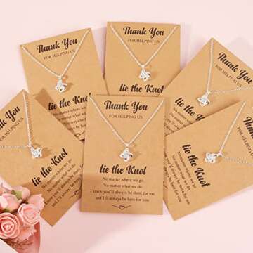 Bridesmaid Gift Sets - Elegant Necklaces for Wedding