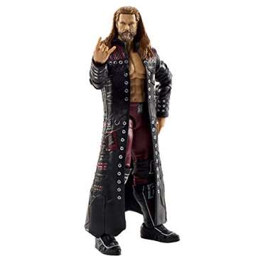 WWE Ultimate Edition Edge Action Figure, 6-in / 15.24 cm, with Extra Head, Swappable Hands, Interchangeable Arms & Royal Rumble Return Jacket for Ages 8 Years Old & Up