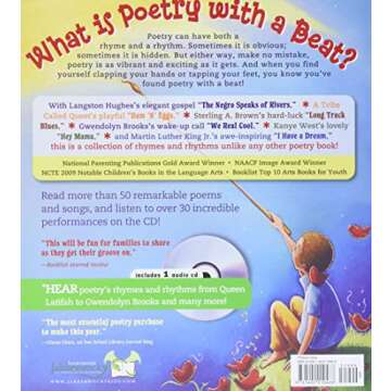 Hip Hop Speaks to Children: 50 Inspiring Poems with a Beat (A Poetry Speaks Experience for Kids, From Tupac to Jay-Z, Queen Latifah to Maya Angelou, Includes CD)