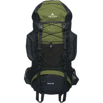 Teton 55L Scout Backpack - Ideal for Outdoors