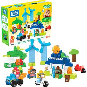 Mega Bloks Green Town Eco House Building Set for Toddlers 1-3