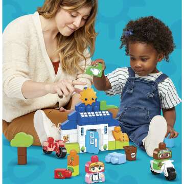 Mega Bloks Eco House Building Set for Toddlers