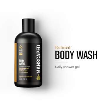 MANSCAPED™ Crop Essentials, Male Care Hygiene Bundle, Includes Crop Cleanser™ Invigorating Body Wash, Crop Preserver™ Moisturizing Ball Deodorant, Crop Reviver™ Body Toner and Disposable Shaving Mats