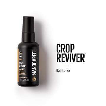 MANSCAPED™ Crop Essentials, Male Care Hygiene Bundle, Includes Crop Cleanser™ Invigorating Body Wash, Crop Preserver™ Moisturizing Ball Deodorant, Crop Reviver™ Body Toner and Disposable Shaving Mats