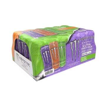 Monster Energy Ultra Variety Pack, Sunrise, Violet, Paradise (16 fl. oz, 24 pk.)