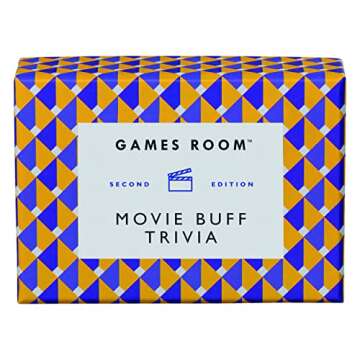 Ridley’s Movie Buff Trivia Card Game – Quiz Game for Kids and Adults – 2+ Players – Includes 140 Unique Questions Cards – Fun Family Game – Makes a Great Gift