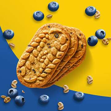 belVita Blueberry Breakfast Biscuits, 8 Packs (4 Biscuits Per Pack)