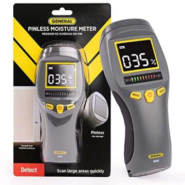 General Tools LCD Moisture Meter MM8 & Klein Tools Pinless Detector