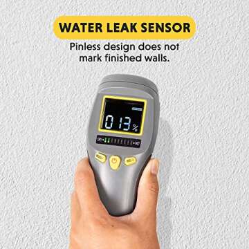 General Tools LCD Moisture Meter #MM8 + Klein Tools ET140 Pinless Moisture Meters for Non-Destructive Moisture Detection