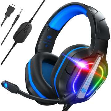 Fachixy FC200 Gaming Headset | Immerse Yourself in Gaming | Compatible with PS4, PS5, Xbox One & PC