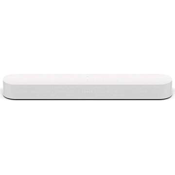 All-new Sonos Beam – Compact Smart TV Soundbar with Amazon Alexa voice control built-in. Wireless home theater and streaming music in any room. (White)