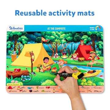 Skillmatics Preschool Learning Activity - Search and Find Educational Game, Perfect for Kids, Toddlers Who Love Toys, Art and Craft Activities, Gifts for Girls and Boys Ages 3, 4, 5, 6