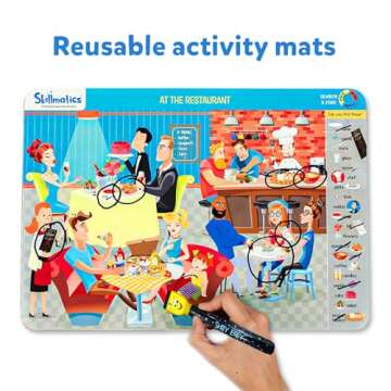 Skillmatics Preschool Learning Activity - Search and Find Educational Game, Perfect for Kids, Toddlers Who Love Toys, Art and Craft Activities, Gifts for Girls and Boys Ages 3, 4, 5, 6