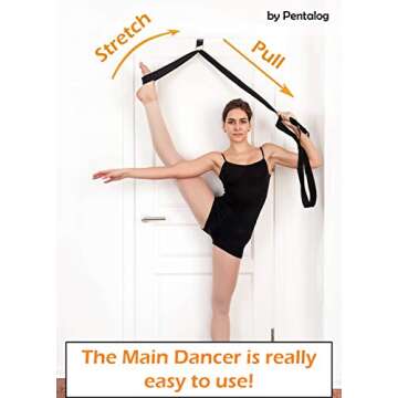 The Main Dancer - Stretch Band - to Improve Leg Stretching - Perfect Home Equipment for Ballet, Dance and Gymnastic Exercise - Excellent Gift for Your Friends and Loved Ones - Made in Europe