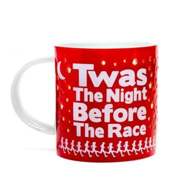 Gone For a Run Twas The Night Before The Race Ceramic Mug | Running Coffee Mug