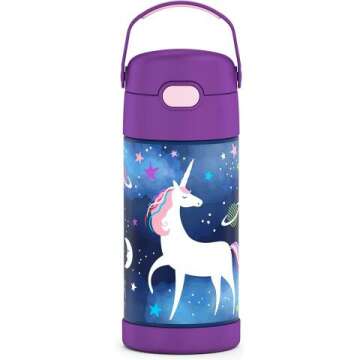 Space Unicorn Thermos Bottle