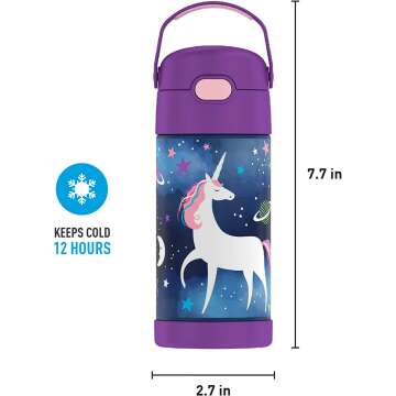 Space Unicorn Thermos Bottle