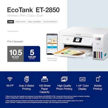 Epson EcoTank ET-2850 Wireless All-in-One Printer