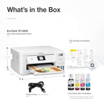 Epson EcoTank ET-2850 Wireless All-in-One Printer