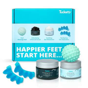 Tucketts Foot Care Spa Kit for Pain Relief & Dry Skin