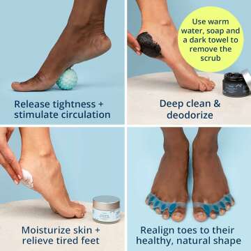 Tucketts Foot Care Spa Kit for Relief and Comfort